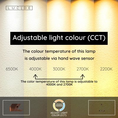 Lucide APPLAUSE - Pendant light - Ø 80 cm - LED Dim. - CCT - 1x50W 2700K/4000K - Hand Wave Sensor - Grey iron - Premium